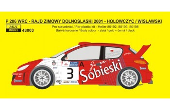 Decal – Peugeot 206 WRC Rally Emot 2001 
